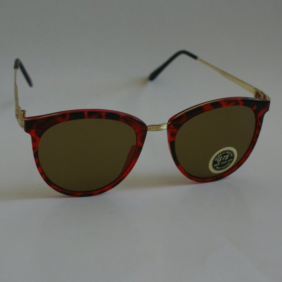 NWT TruVintage combo frame lady\'s retro fashion glass B-15 amber lens sunglasses main image 4